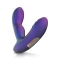 Анальная вибропробка с пульсацией Hueman - Galaxy Tapping Buttplug