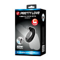 Эрекционное вибро кольцо Pretty Love - DAHLIA Vibrant Penis Ring BLACK, BI-210324