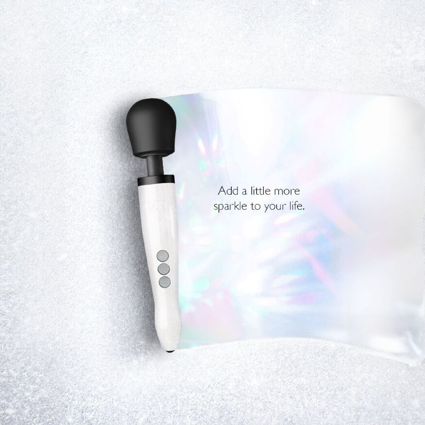 Вибромассажер DOXY Die Cast R Stardust White