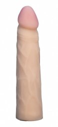 Насадка для страпону тілесна EGZO Ciberskin NSTR10 (18 см х 4 см)