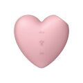 Клиторальный вибратор Сердце Heart - Luftimpuls,розовый