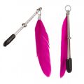 Зажимы на соски Перышки Lucky Bay Nipple Play, Pink