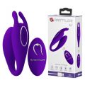 Вібратор для пар V-подібної форми Pretty Love Bill Stimulator Purple