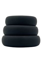 Набір ерекційних кілець Alive Sensual Pleasure Rings чорні