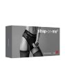 Кружевные трусы для страпона с подвязками Strap-On-Me DIVA HARNESS - M (сильно мятая упаковка)