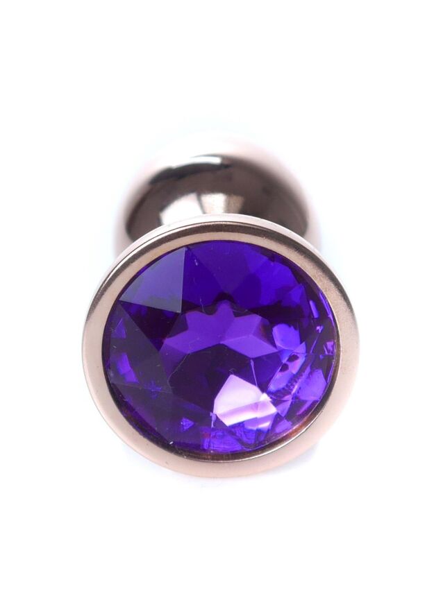 Анальна пробка - Jewellery Red Gold Plug Purple