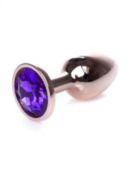 Анальна пробка - Jewellery Red Gold Plug Purple