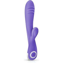 GVO006 Вибратор-кролик Fane Good Vibes Only, силиконовый, фиолетовый, 22 х 3.7 см
