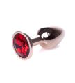 Анальна пробка - Jewellery Red Gold PLUG- Red