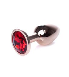 Анальна пробка - Jewellery Red Gold PLUG- Red