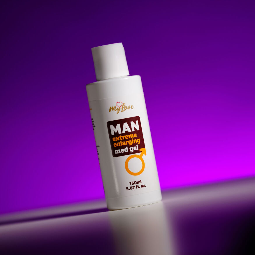 Увеличивающий гель-лубрикант для мужчин - MyLove Man Extreme Enlarging Med Gel, 150 мл