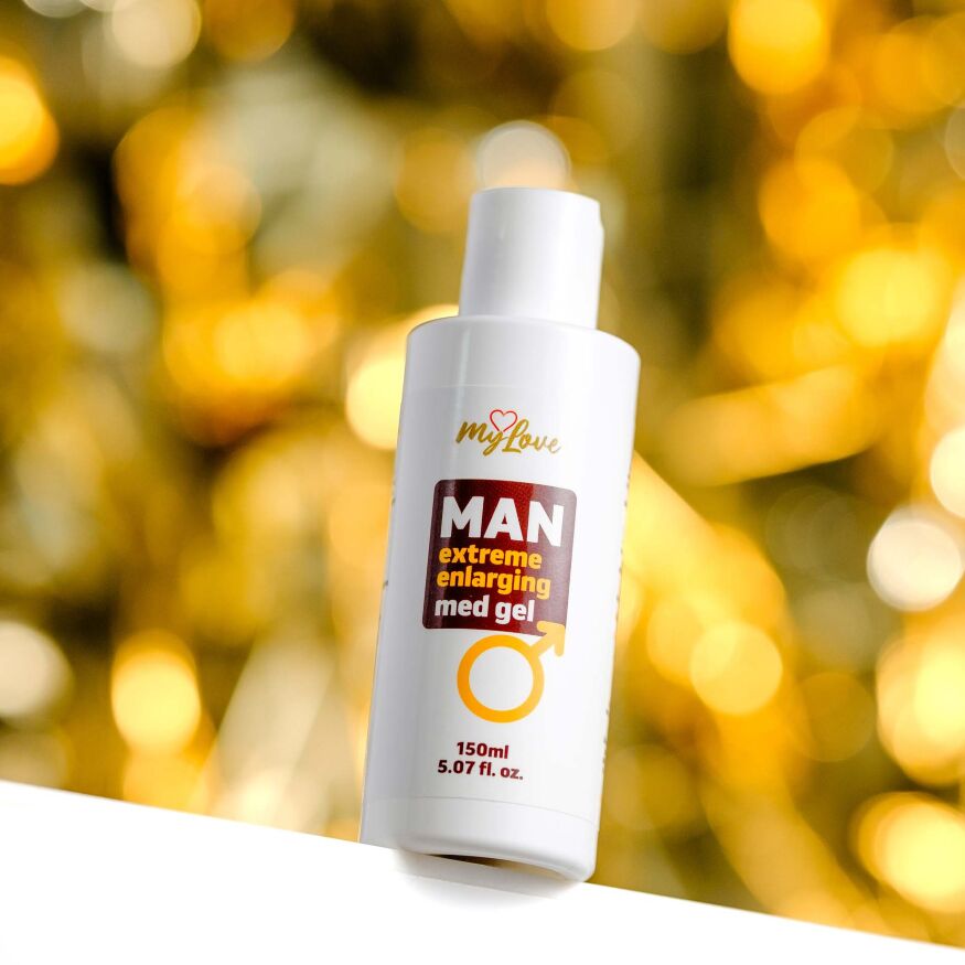 Увеличивающий гель-лубрикант для мужчин - MyLove Man Extreme Enlarging Med Gel, 150 мл