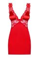 410930 Сорочка Obsessive Secred Chemise L/XL красная