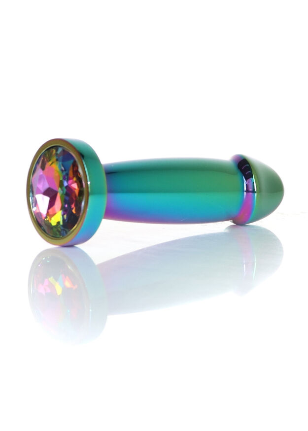 Металлический анальный плаг в виде пениса Boys Series - Jewellery Multicolour Penis PLUG ( размер M ), BS6400142