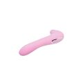 Вакуумный стимулятор с вибрацией Wooomy Smoooch Pink Clitoral Suction &amp; Vibration