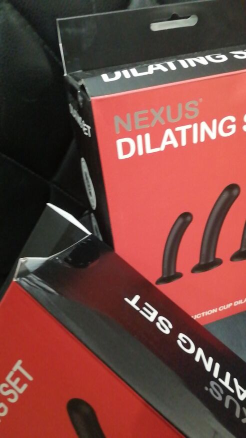 Набор дилдо Nexus Dilating Set (17см, 15см, 12,5см) (мятая упаковка!!!)