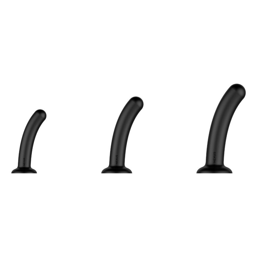 Набор дилдо Nexus Dilating Set (17см, 15см, 12,5см) (мятая упаковка!!!)