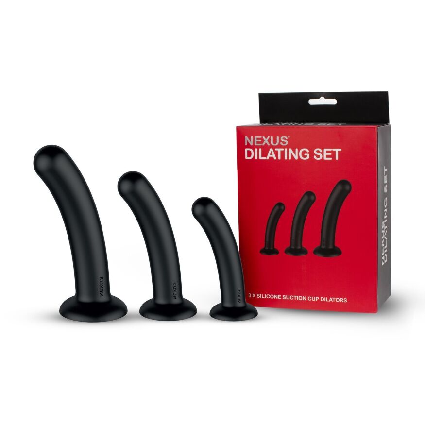 Набор дилдо Nexus Dilating Set (17см, 15см, 12,5см) (мятая упаковка!!!)