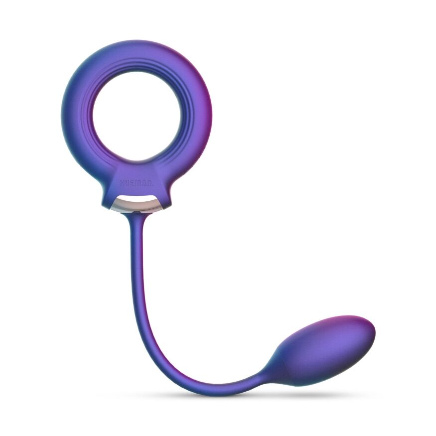 Ерекційне віброкільце з віброяйцем Hueman - Eclipse Anal Vibrator