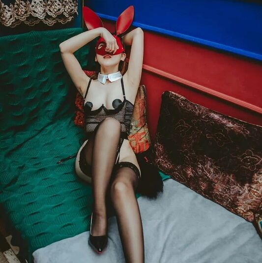 Сексуальный костюм зайки Bunny Girl Bodysuit Set UPKO, S