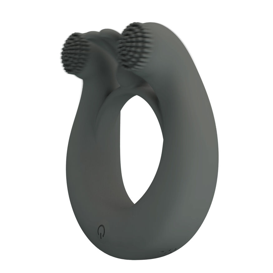 Эрекционное вибро кольцо Pretty Love - Master Ring GREY, BI-210324-1