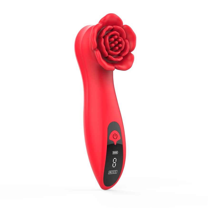Роскошный вибратор для клитора в виде розы Loviss Tona Rose Vibrator, 9 режимов