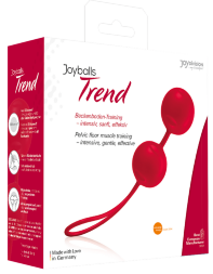 Пружні і м'які вагінальні кульки Joyballs Trend Red