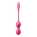 Вагінальні кульки з вібрацією Satisfyer Love Birds 2, що працюють від програми, рожеві