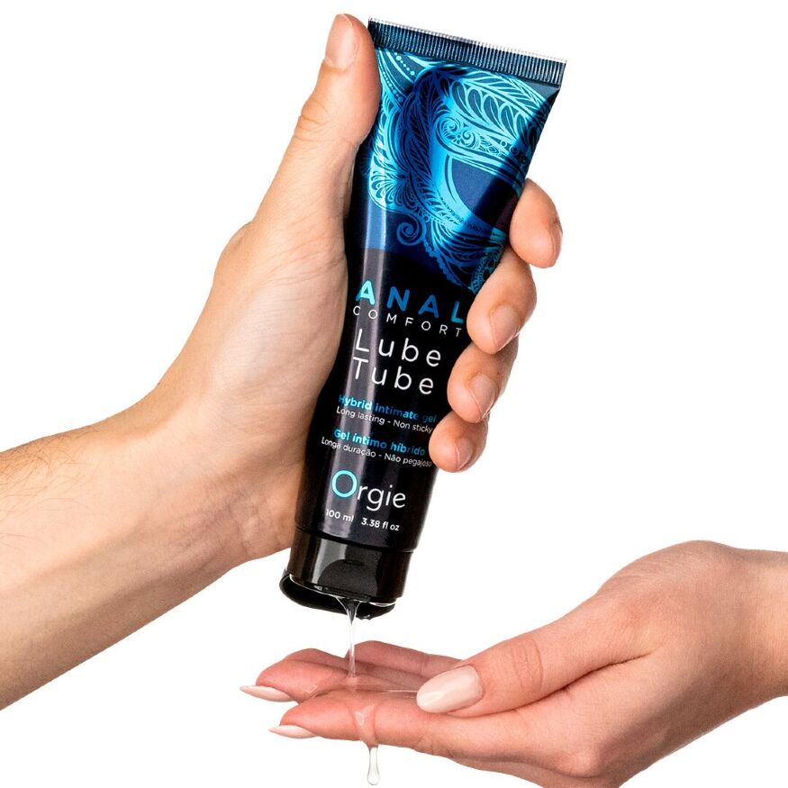 Анальная смазка Orgie Lube Tube Anal Comfort, 100 мл, гибридная основа, имитация силикона