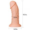 Фалоімітатор 9.5'' King-sized Dildo, Flesh
