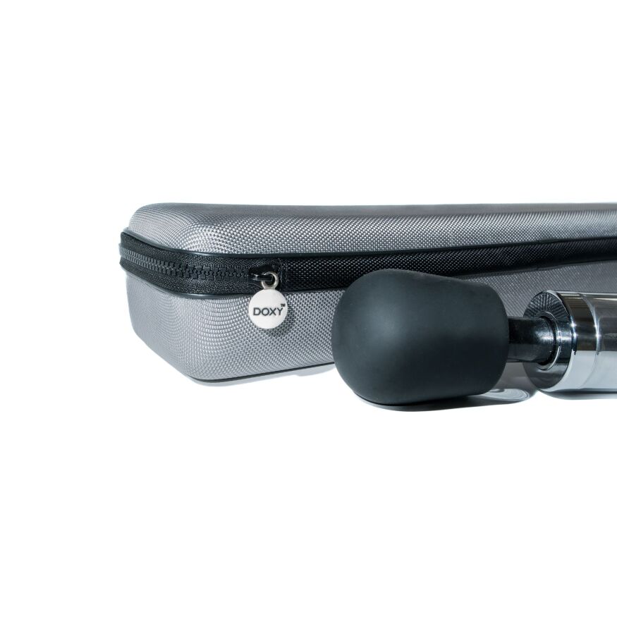 Вибромассажер DOXY Die Cast Polished (Silver), очень мощный, питание 220В, металлический корпус