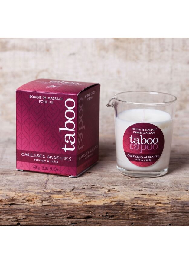 Масажна свічка Taboo caresses ardentes for men