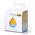 Вибратор для клитора Iroha Mini, желто-голубой