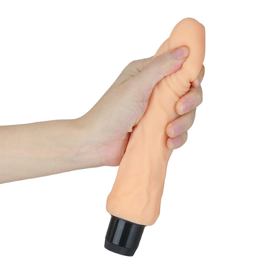 Водонепроницаемый вибратор телесного цвета Xtreme Feel Vibrator Flesh 8"