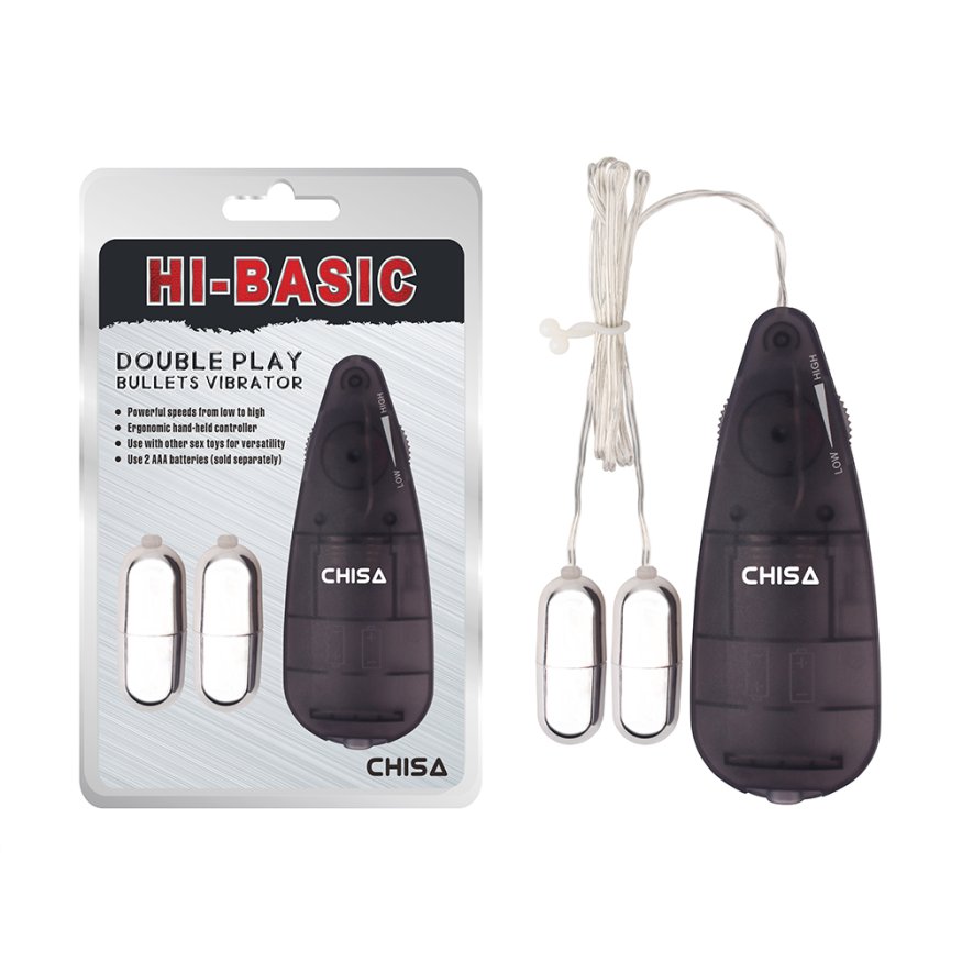 Вибропуля с пультом управления Chisa Double Play Bullets Vibrator Hi-Basic
