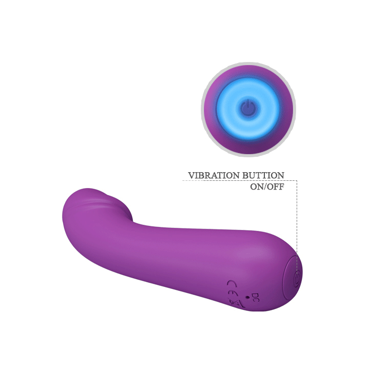 Водонепроникний вібратор - Pretty Love Cetus Vibrator Purple