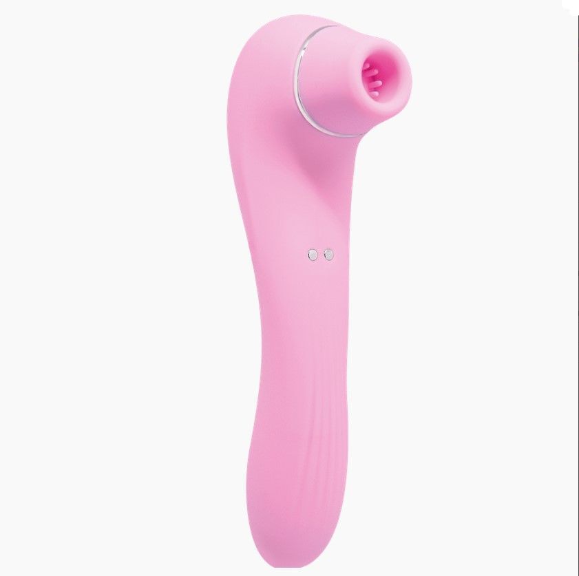 Вибратор и вакуумный стимулятор Alive Midnight Quiver Pink - игрушка 2 в 1