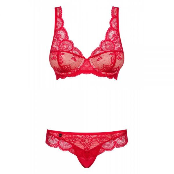 Комплект Obsessive 853-SET-3 2 pcs set red S/M