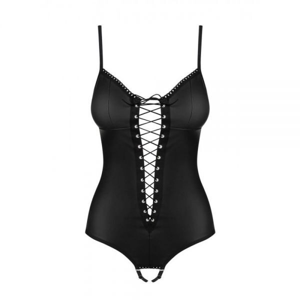 Боди Redella crotchless teddy black S/M