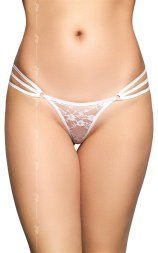 Жіночі стрінги - G-String 2498, white - S/M