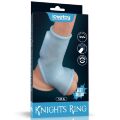 Унікальна відкрита вібронасадка на пеніс з петлею для мошонки - Vibrating Silk Knights Ring With Scrotum Sleeve Blue