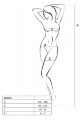 Боди с вырезами и открытым доступом Passion BS083 red