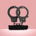 Набор BONDX METAL CUFFS &amp; LOVE ROPE SET, BLACK