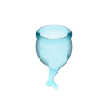 Менструальные чаши SATISFYER FEEL SECURE MENSTRUAL CUP LIGHT BLUE