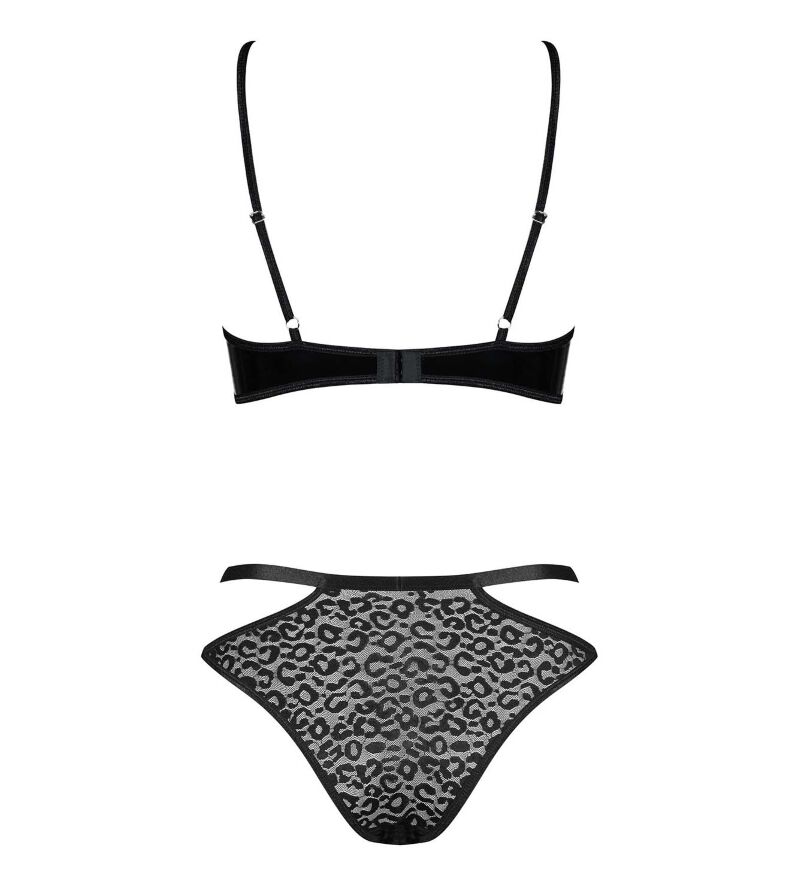 Комплект белья сексуальный Obsessive Bagirela 2-pcs set S/M