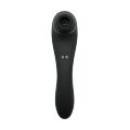 Вакуумний стимулятор з вібрацією Wooomy Smoooch Black Clitoral Suction &amp; Vibration