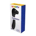 Вакуумний стимулятор з вібрацією Wooomy Smoooch Black Clitoral Suction &amp; Vibration