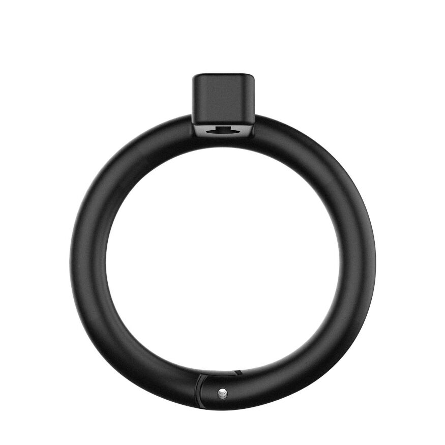 Клетка для пениса LOCKINK SEVANDA Naja-Cobra Chastity Cage Satin Black, 3 кольца разных размеров