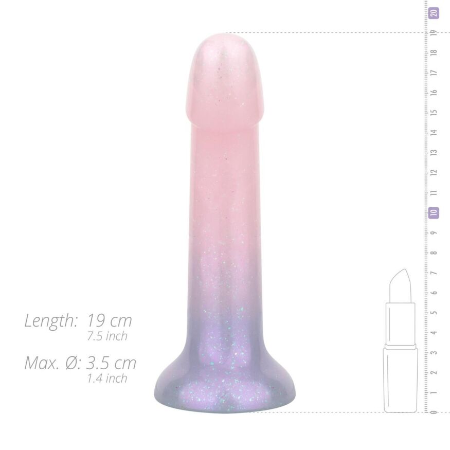 Фалоімітатор - Mermaid Ombre Dildo, 17 см