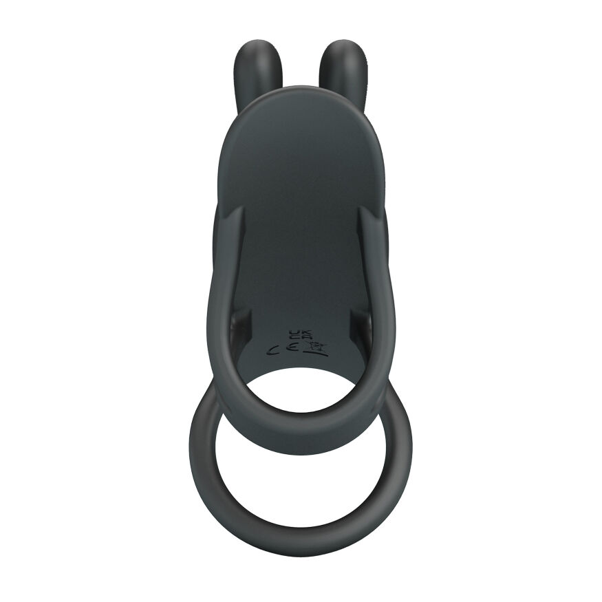 Насадка з вібрацією Pretty Love - MATTY Vibrating Penis Sleeve BLACK, BI-210326